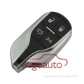 Keyless remote shell 4 button M3N7393490 for Maserati Quattroporte Smart key case